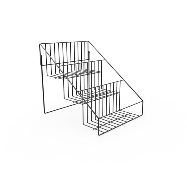 Rebrilliant Wire Store Fixture Countertop Retail Display Rack Tiers